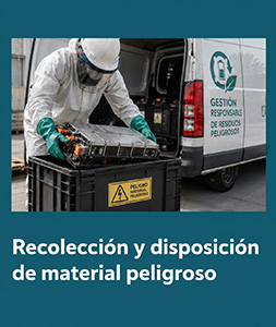 Disposición baterías